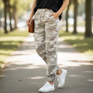 American Eagle camo print stretch pants